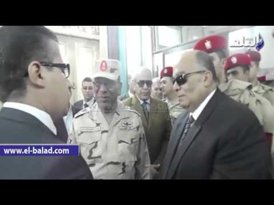 صدى البلد |  قائد الجيش الثانى يتفقد لجان الدقهلية.. ويخاطب مستشارا: "كلنا فدا مصر"