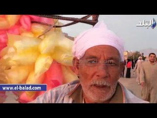 صدى البلد |  بائع "غزل بنات" من أمام لجنة بجنوب سيناء: الناس محبطة والمرشحين مابيعملوش حاجة للغلابة