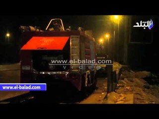 صدى البلد | احتراق 17 سيارة وموتوسيكل بحجز قسم الطالبية نتيجة شمروخ