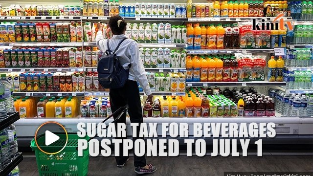 Government postpones sugary drinks tax to July 1