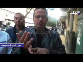 صدى البلد |   العاملون بشركة "موبكو" يتجمعون أمام الوزراء للمطالبة بالتعيين