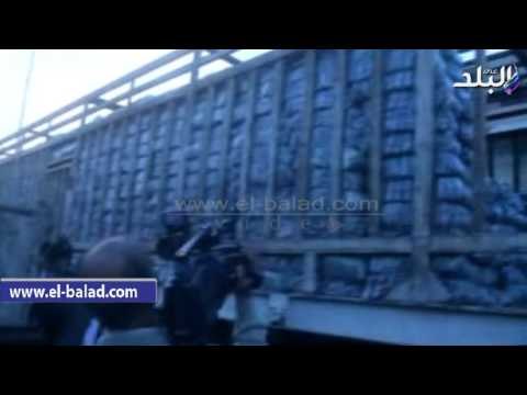 صدى البلد | الفيوم تستقبل كميات كبيرة من السلع الغذائية المدعمة