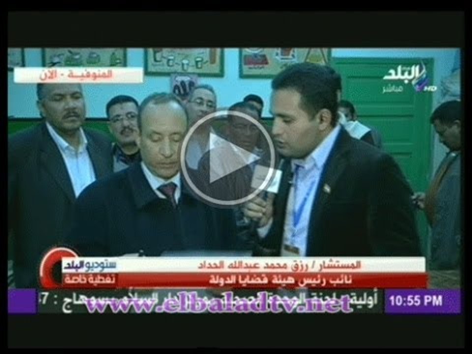 ستديو البلد :تغطية من غرفة عمليات المنوفية حول...