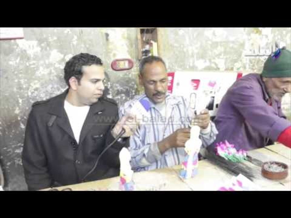 صدى البلد |  مراحل تصنيع عروسة المولد