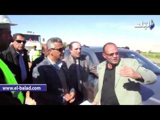 صدى البلد | الجيوشي لعمال الطرق : "فى اهدار مال عام وانا حعرف اخذ حق الدولة منكم"