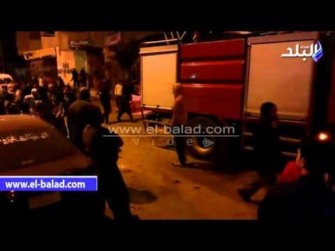 صدى البلد | إصابة 7 أشخاص جراء إندلاع حريق بأحد الأبراج السكنية بمساكن الشباب بطنطا