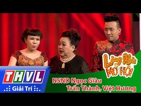 THVL | Làng hài mở hội - Tập 6: NSND Ngọc Giàu muốn làm cô Tấm ngoan hiền để Việt Hương làm dì ghẻ