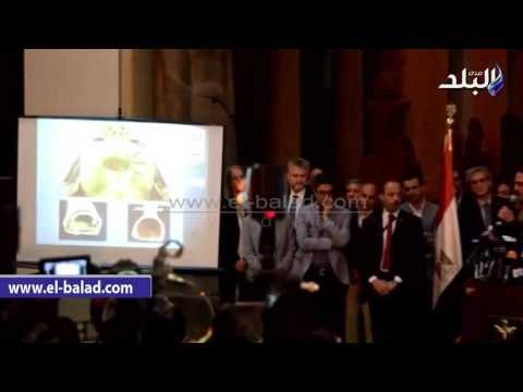 صدى البلد | كريستيان إيكمان : تعاملنا بحرص في ترميم قناع توت عنخ آمون..