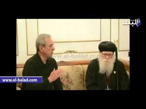 صدى البلد | وفد كنسي يقدم التهنئة لمحافظ المنيا ومدير الأمن بمناسبة المولد النبوي