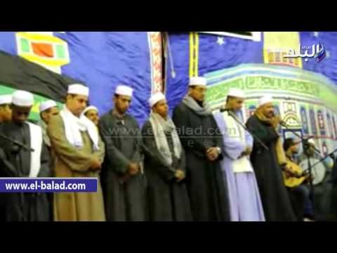 صدى البلد | تواشيح وابتهالات دينية لفرق الانشاد الديني بأسوان في احتفالات المولد النبوي الشريف