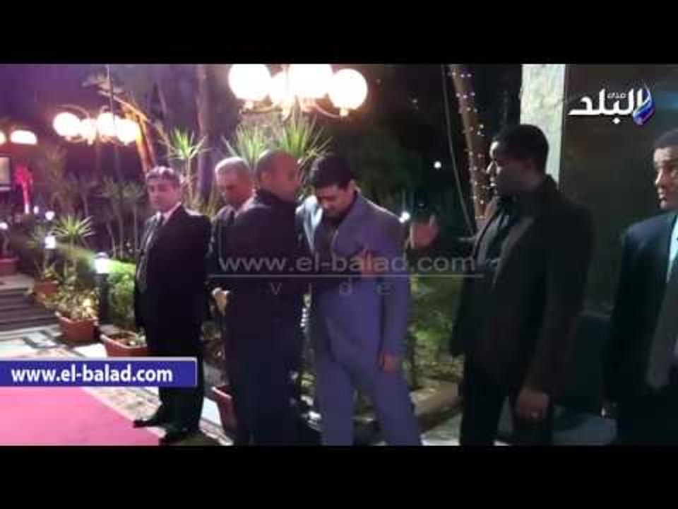 صدى البلد | نجوم الرياضة فى عزاء والد عبدالستار صبرى