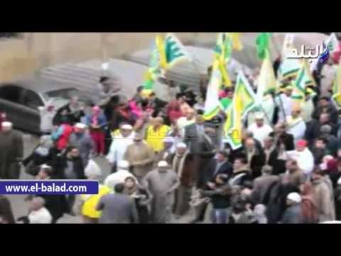 صدى البلد | توافد الطرق الصوفية إلى مسجد الحسين للاحتفال بالمولد النبوى