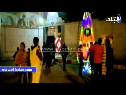 صدى البلد | أقباط قنا يتوافدون على الكنائس للاحتفال برأس السنة الميلادية