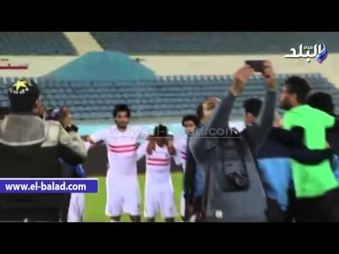 صدى البلد | مشادة عنيفة بين باسم مرسي وحمودي عقب مباراة بتروجيت