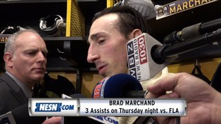 Brad Marchand Bruins vs. Panthers Postgame Availability