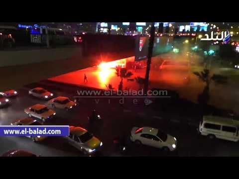 صدى البلد | الإخوان يشعلون الشماريخ بميدان عبد المنعم رياض