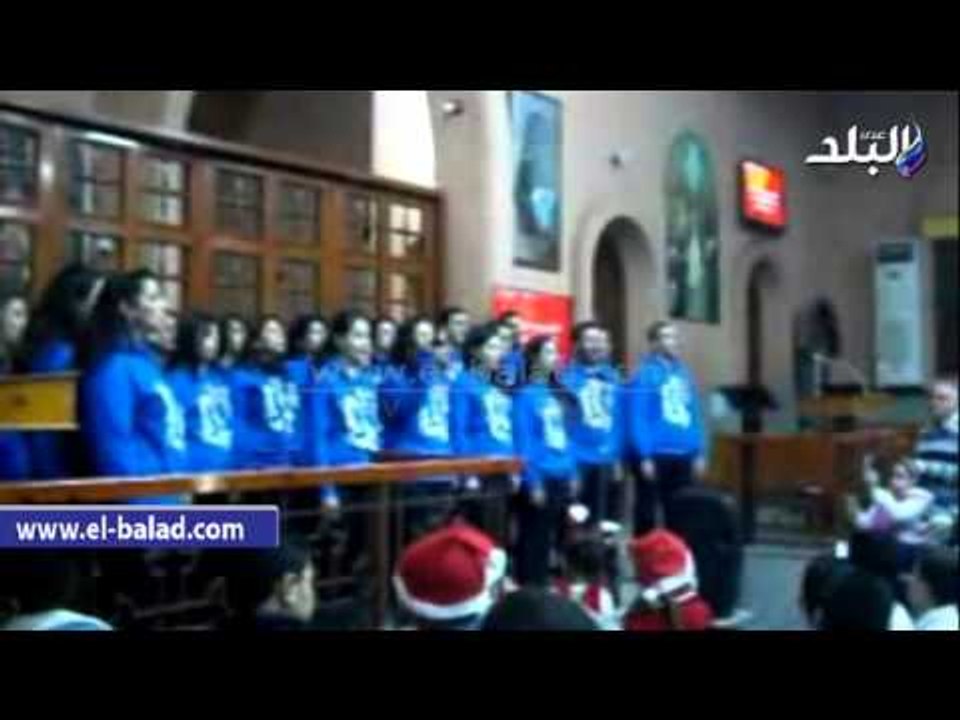 صدى البلد |  آلاف الاقباط يشاركون في قداس راس السنة بأسيوط