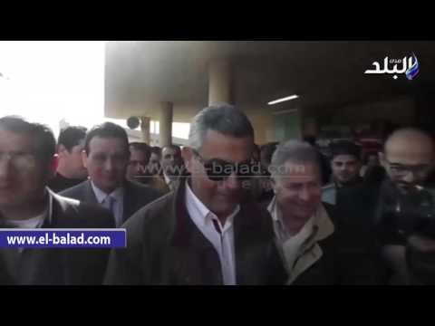 صدى البلد | وزير النقل يتفقد محطة قطار السكة الجديد بالمنصورة ويستمع لشكاوى العاملين