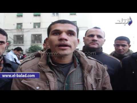 موظفو مجمع التحرير يعترضون علي اخلاء المبني