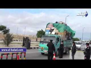 صدى البلد |  ضبط 294 مخالفة مرورية في حملة بمطروح