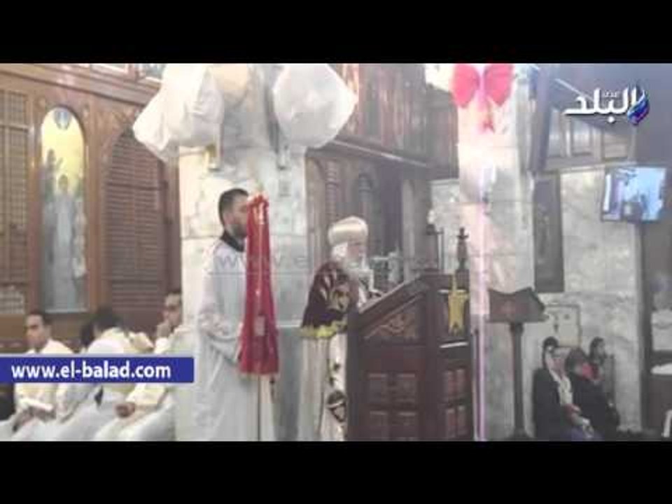 صدى البلد |  اسقف المنصورة فى صلاة القداس "التواضع صفة المسيح والصالحين"