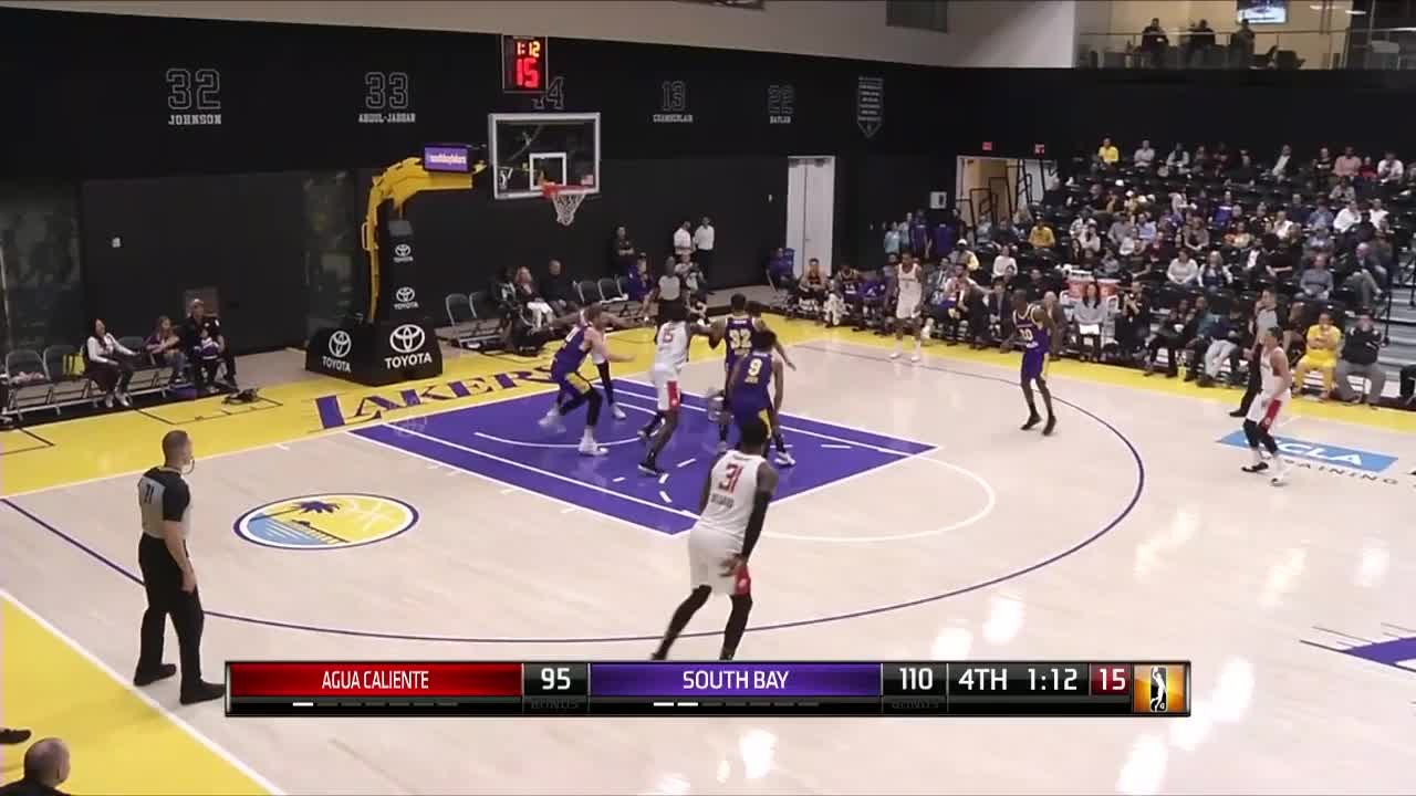 Jemerrio Jones Posts 12 points & 11 rebounds vs. Agua Caliente Clippers