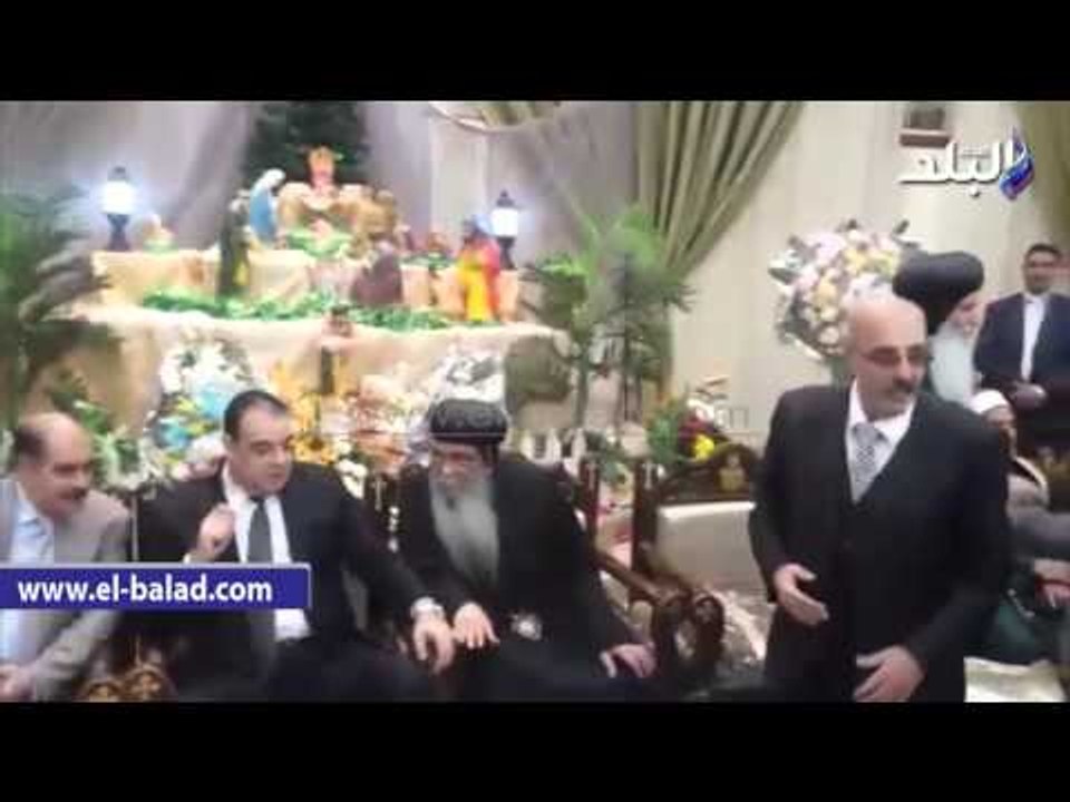 صدى البلد | محافظ الفيوم فى دير الأنبا إبرام لتهنئة الاقباط بعيد الملاد