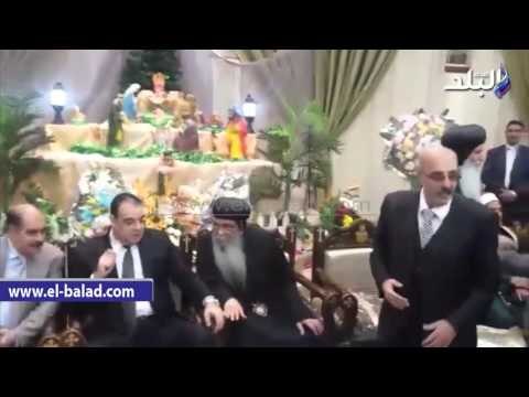 صدى البلد | محافظ الفيوم فى دير الأنبا إبرام لتهنئة الاقباط بعيد الملاد