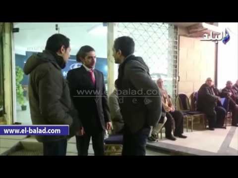 صدى البلد | عمرو واكد يؤدى واجب العزاء فى المخرج سعيد مرزوق