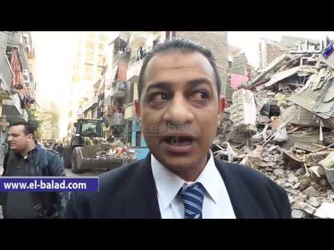 صدى البلد | التضامن : توفير مكان إعاشة لـ 76 فرداً بعد انهيار عقار الشرابية