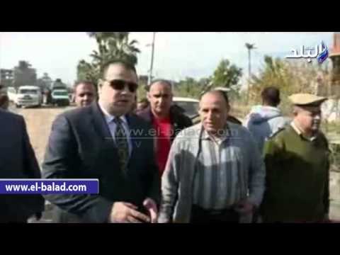 صدى البلد | محافظ الفيوم يتفقد تطوير مدخل إطسا