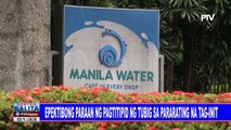 Epektibong paraan ng pagtitipid ng tubig sa pararating na tag-init