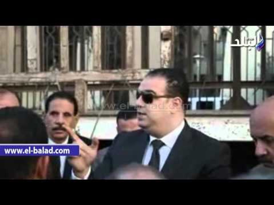 صدى البلد |  محافظ الفيوم يتفقد شاحنات رؤوس الماشية والسلع الغذائية المخفضة