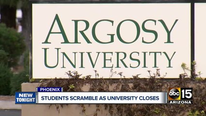 Students left scrambling after Argosy University in Phoenix suddenly closes