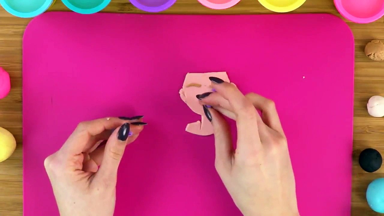 PLAY DOH | How To Make Princess Elsa From Disney | crafts for kids | Crafty Kids