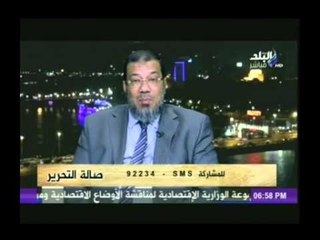 اشرف ثابت يكشف المرشح الذى سيدعمه حزب النور فى الرئاسة وحقيقة اتصالاتهم مع امريكا