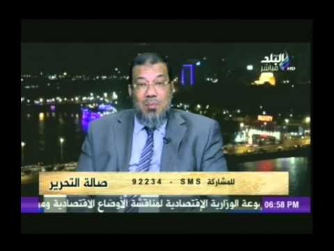 اشرف ثابت يكشف المرشح الذى سيدعمه حزب النور فى الرئاسة وحقيقة اتصالاتهم مع امريكا