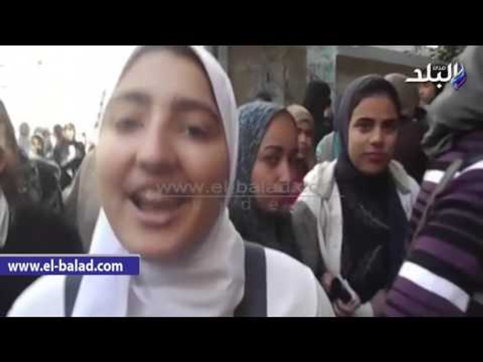 صدى البلد |  شكاوى طالبات الإعدادية بالدقهلية من امتحان العلوم والجبر