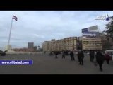 صدى البلد | توافد مواطنون على ميدان التحرير للاحتفال بذكرى ثورة يناير