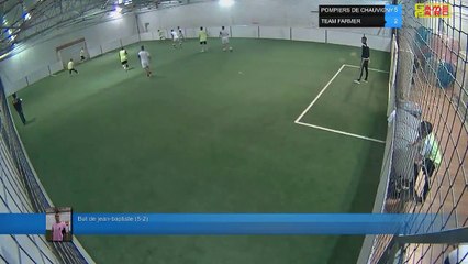But de jean-baptiste (5-2) - POMPIERS DE CHAUVIGNY  Vs TEAM FARMER  - 07/03/19 20:00 - LIGUE 2