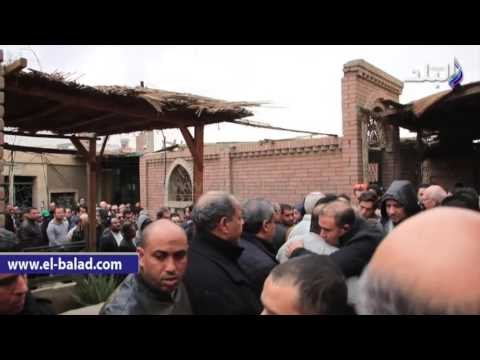 صدى البلد |جثمان عصام التوني لمثواه الأخير بمقابر العائلة بالسيدة نفيسة