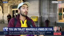 Ces passagers d'un TGV Marseille-Paris ont mis 11 heures à rejoindre leur destination