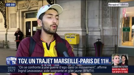 Ces passagers d'un TGV Marseille-Paris ont mis 11 heures à rejoindre leur destination