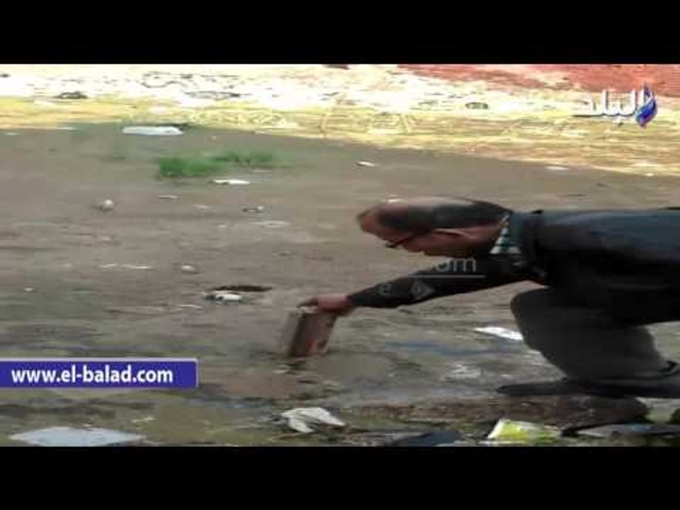 صدى البلد | مياه الصرف الصحى تغرق منطقة العجيزى بطنطا