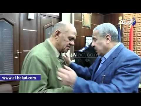 صدى البلد | مدير أمن كفر الشيخ يكرم أسر شهداء العريش