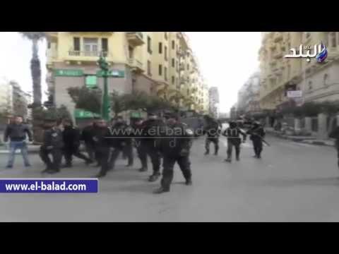 صدى البلد | تشكيلات أمنية بالتحرير ووسط البلد لتأمين ذكرى ثورة يناير