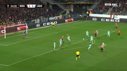 Rennes [2]-1 Arsenal - Nacho Monreal OG 65'