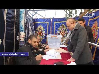 صدى البلد |  لجان تنظيمية خلال التصويت بـ"عمومية المحامين"