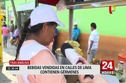 Bebidas vendidas en calles de Lima no son aptas para consumo