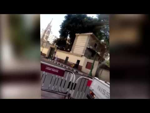 صدى البلد |محيط قصر الدوبارة يتحول إلى ثكنة عسكرية